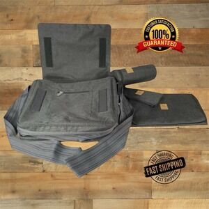 Lassig Messenger Diaper Bag Multi-Function W/Changing Pad, Multiple Pockets NWT